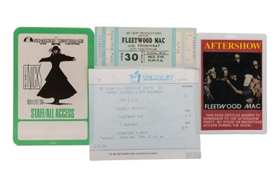 Lot 389 - FLEETWOOD MAC / STEVIE NICKS – CONCERT TICKETS & TOUR PASSES COLLECTION