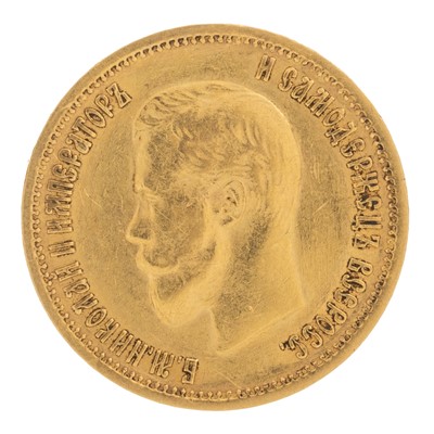 Lot 2 - RUSSIAN 10 ROUBLES GOLD COIN
