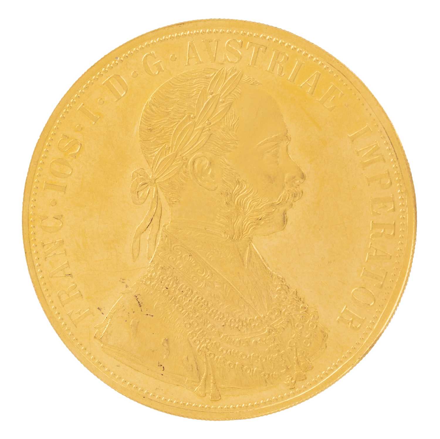 Lot 3 - AUSTRIAN FOUR DUCAT COIN