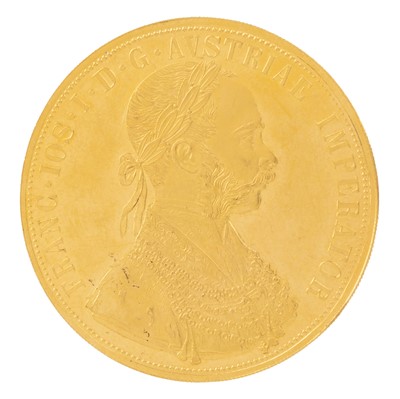 Lot 3 - AUSTRIAN FOUR DUCAT COIN