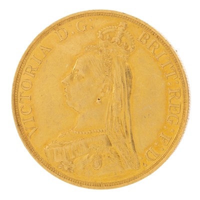 Lot 6 - VICTORIA GOLD QUINTUPLE SOVEREIGN