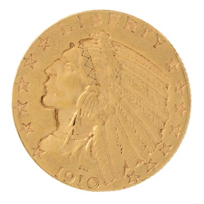 Lot 14 - UNITED STATES OF AMERICA GOLD FIVE DOLLAR COIN