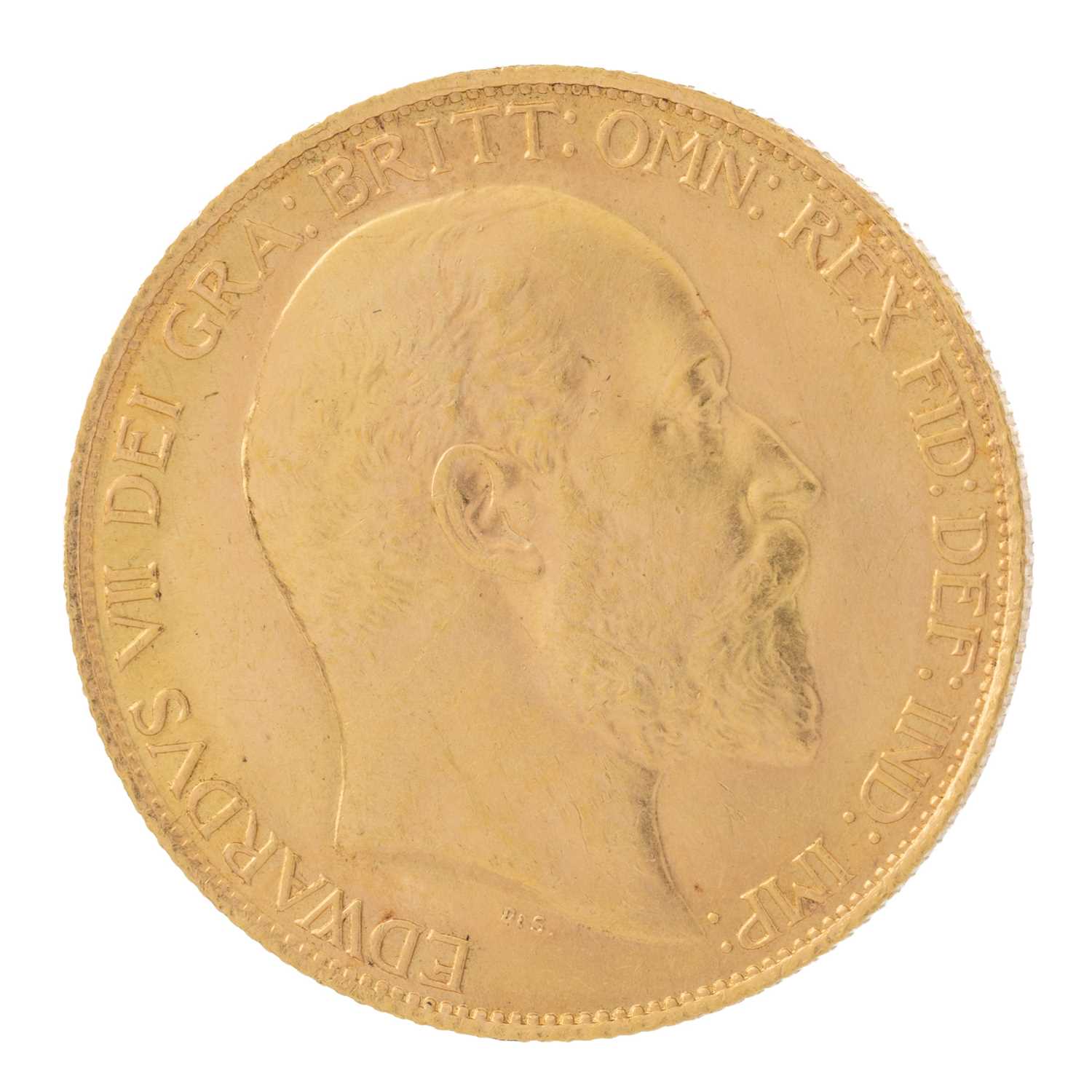 Lot 20 - EDWARD VII GOLD DOUBLE SOVEREIGN