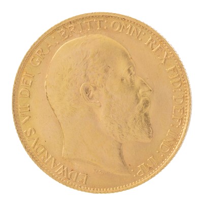 Lot 20 - EDWARD VII GOLD DOUBLE SOVEREIGN