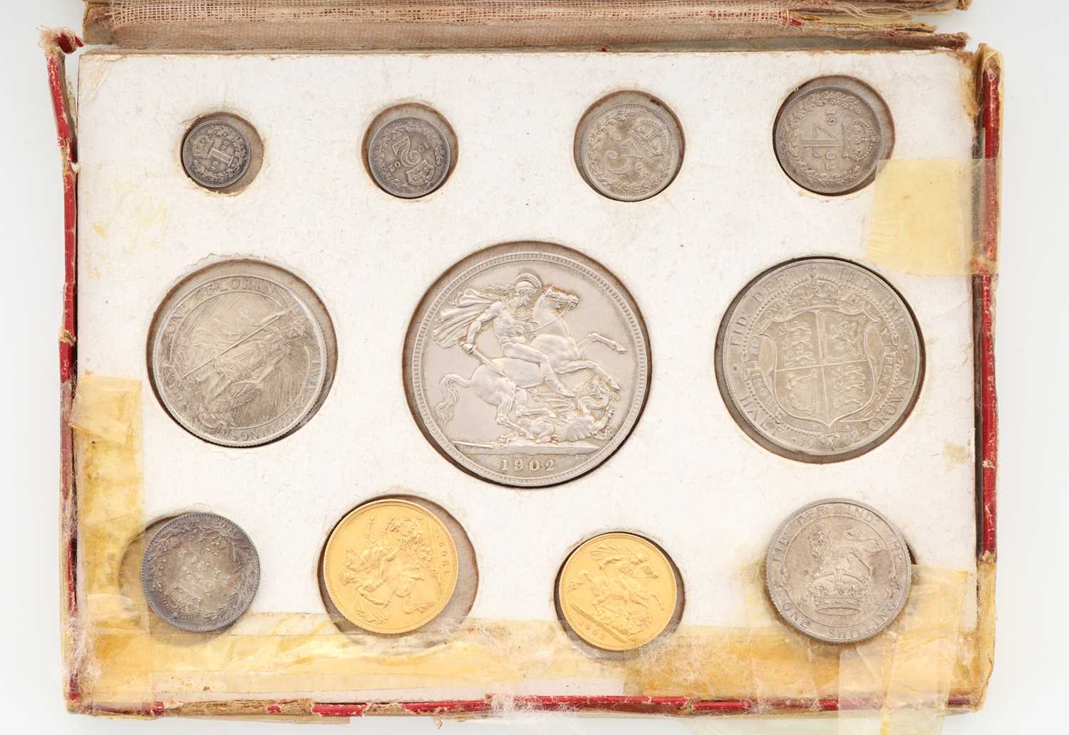 Lot 23 - EDWARD VII COIN SET