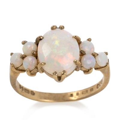 Lot 457 - OPAL DRESS RING