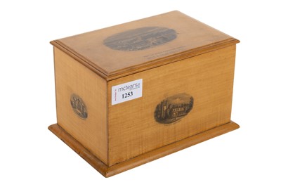 Lot 1253 - MAUCHLINE WARE TEA CADDY