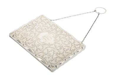 Lot 77 - VICTORIA SILVER CARD CASE