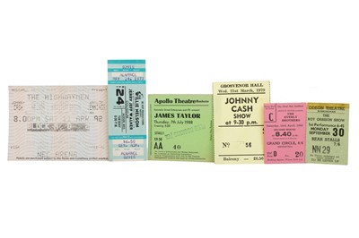 Lot 405 - COUNTRY/SINGER/SONGWRITER - CONCERT TICKET STUBS COLLECTION