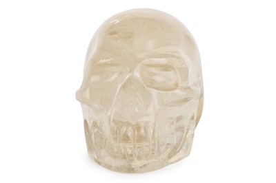 Lot 1276 - PHANTOM QUARTZ CRYSTAL SKULL