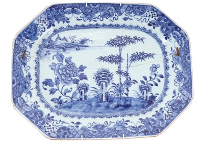 Lot 811 - TWO CHINESE BLUE AND WHITE PORCELAIN ASHETS