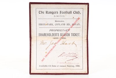Lot 1660 - RANGERS F.C. MEMBERS SEASON TICKET