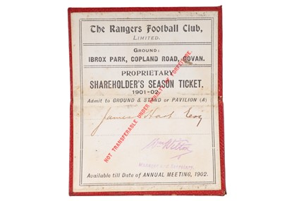 Lot 1661 - RANGERS F.C. MEMBERS SEASON TICKET