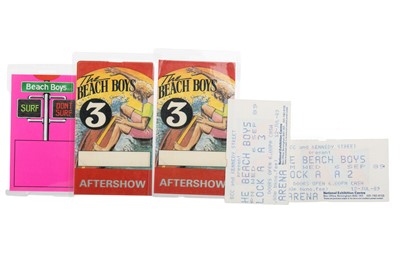 Lot 406 - THE BEACH BOYS – CONCERT TICKETS AND AFTERSHOW PASSES