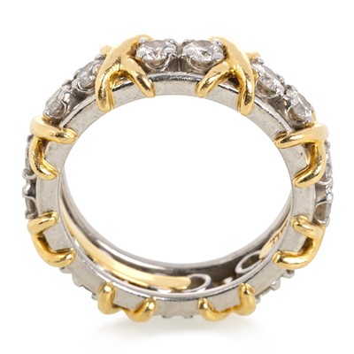 Lot 491 - TIFFANY & CO SCHLUMBERGER DIAMOND RING