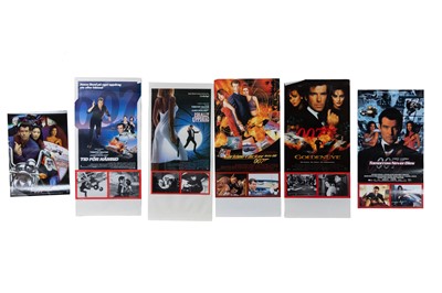Lot 198 - JAMES BOND FILM POSTERS-GROUP OF SIX EUROPEAN RELEASE