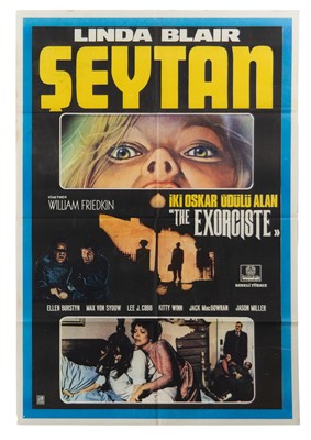 Lot 303 - “THE EXORCIST” ORIGINAL TURKISH FILM POSTER