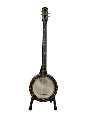 Lot 851 - SIX STRING BANJO