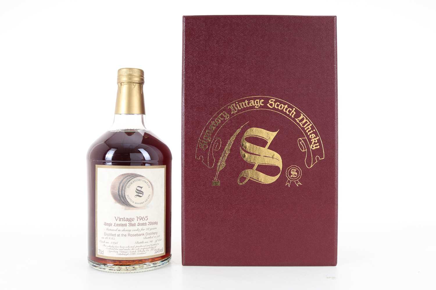 Lot ROSEBANK 1965 28 YEAR OLD SIGNATORY