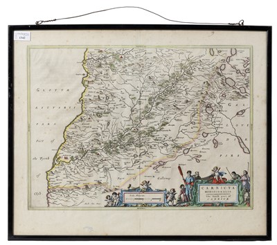 Lot 1342 - BLAEU (JOHANNES) AND PONT (TIMOTHY), THE SOUTH PART OF CARRICK MAP