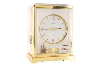 Lot 857 - JAEGER LeCOULTRE, ATMOS 'MARINA SHIPS' MANTEL CLOCK