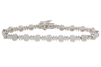 Lot 504 - DIAMOND BRACELET