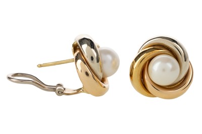 Lot 514 - PAIR OF PEARL STUD EARRINGS