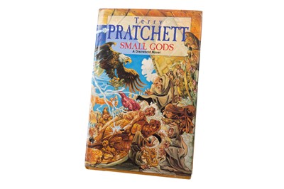 Lot 315 - TERRY PRATCHETT, SIGNED COPY OF 'SMALL GODS'