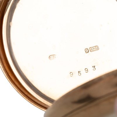 Lot 831 - WALTHAM GOLD HALF HUNTER POCKET WATCH