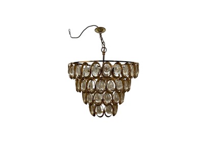 Lot 1365 - PAIR OF GILT METAL CEILING LIGHTS