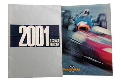 Lot 323 - ORIGINAL CINEMA PROGRAMMES - “GRAND PRIX” & “2001: A SPACE ODYSSEY”