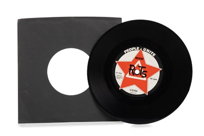 Lot 442 - THE RUTS -RARE “IN A RUT” ORIGINAL PEOPLE UNITE 7-INCH SINGLE