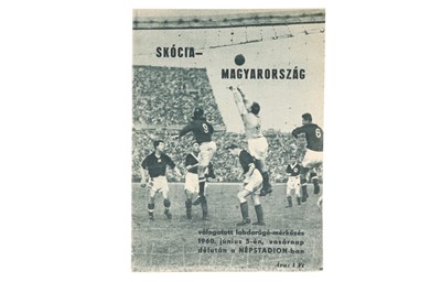 Lot 1704 - HUNGARY V SCOTLAND FOOTBALL PROGRAMME