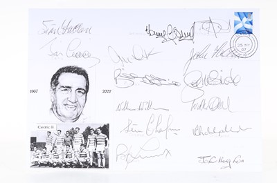 Lot 1706 - CELTIC F.C. LISBON LIONS 40TH ANNIVERSARY AUTOGRAPHS