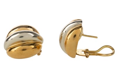 Lot 542 - PAIR OF GOLD MAPPIN AND WEBB EARRINGS