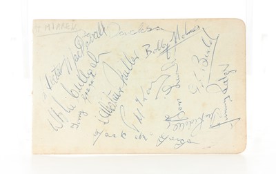Lot 1720 - ST. MIRREN FOOTBALL CLUB AUTOGRAPHS