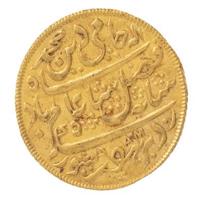 Lot 38 - INDIA GOLD MOHUR BENGAL PRESIDENCY COIN