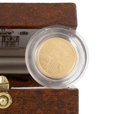 Lot 62 - ELIZABETH II 1/10 OZ GOLD PROOF BRITANNIA