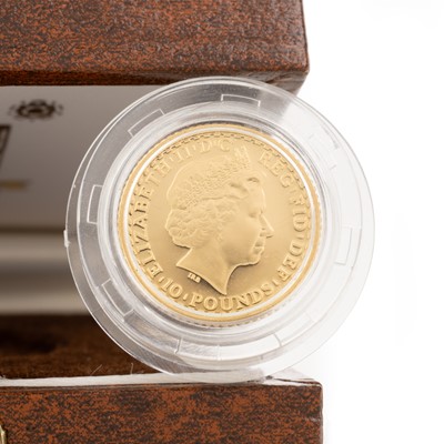 Lot 62 - ELIZABETH II 1/10 OZ GOLD PROOF BRITANNIA