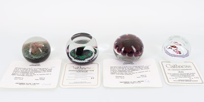 Lot 1399 - FOUR CAITHNESS GLASS PAPERWEIGHTS