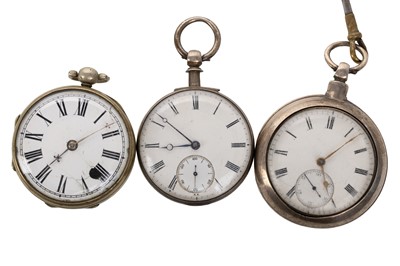 Lot 847 - COLIN SALMON VERGE POCKET WATCH