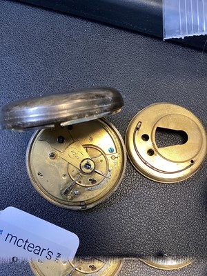 Lot 847 - COLIN SALMON VERGE POCKET WATCH