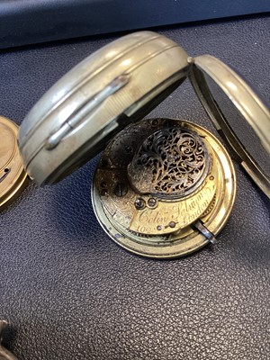 Lot 847 - COLIN SALMON VERGE POCKET WATCH