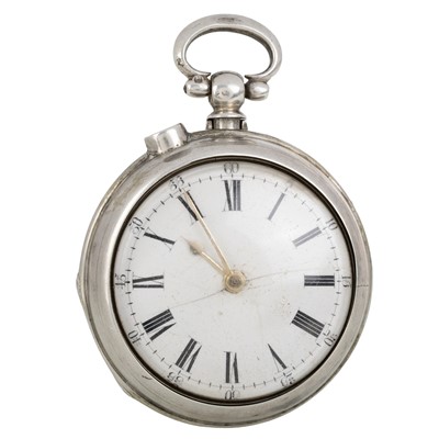 Lot 849 - ROBERTS OF PERTH, PAIR CASED VERGE POCKET WATCH
