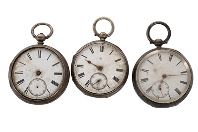 Lot 862 - FULL HUNTER KEY WIND POCKET WATCH