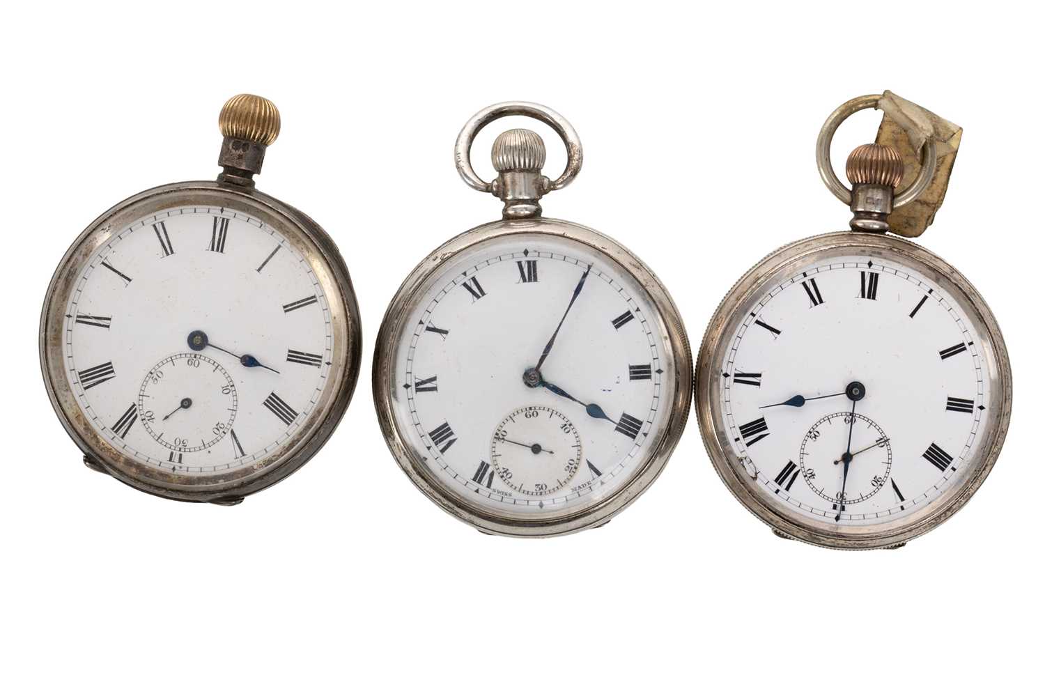 Lot 864 - OPEN FACE TOP WIND POCKET WATCH