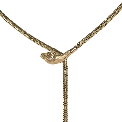 Lot 607 - SNAKE NECKLACE