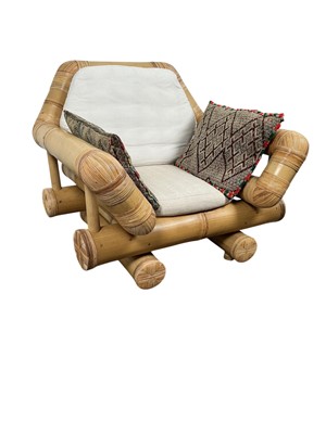 Lot 1413 - BAMBOO ARMCHAIR