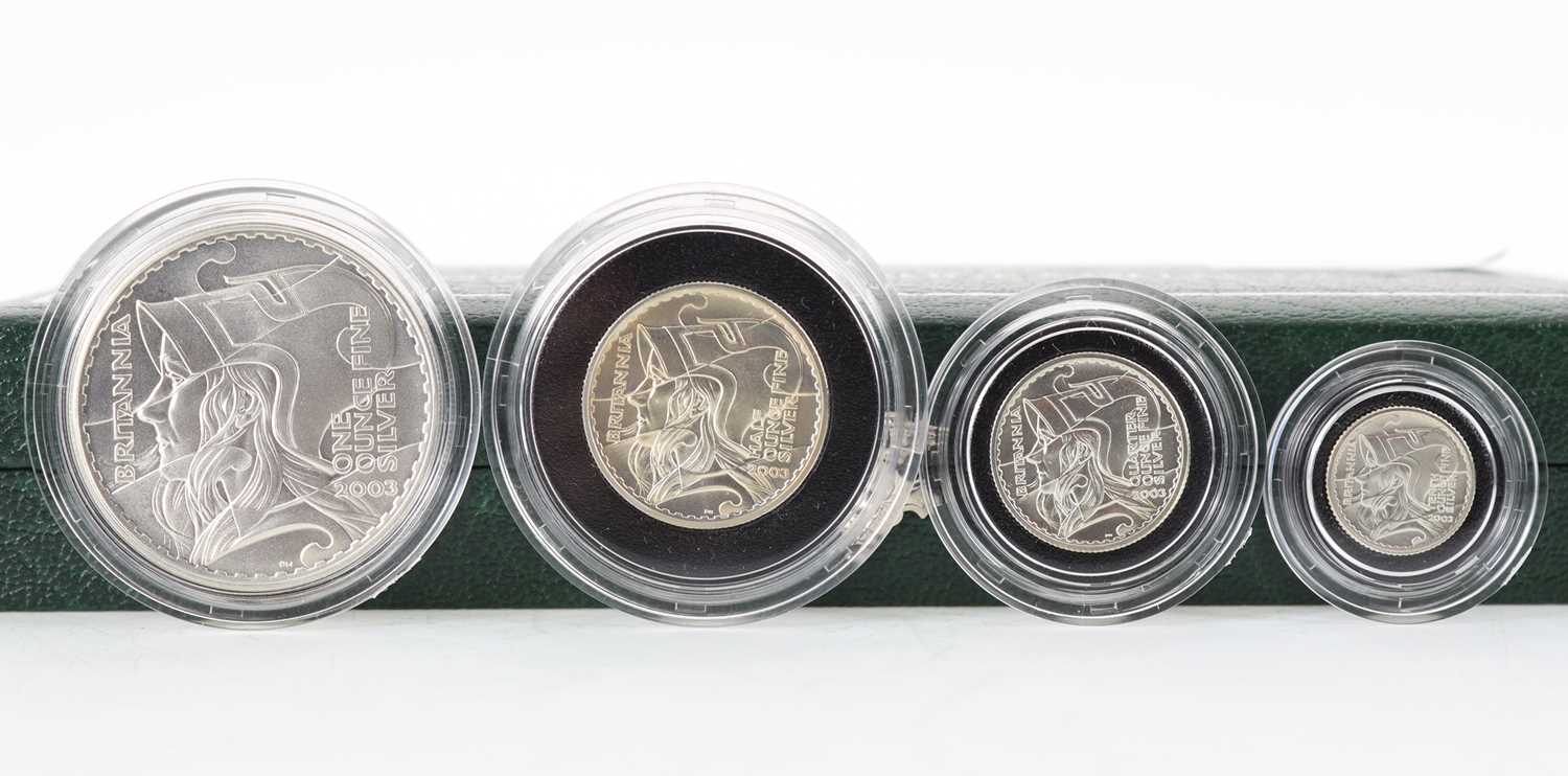 Lot 81 - 2001 SILVER PROOF BRITANNIA COLLECTION