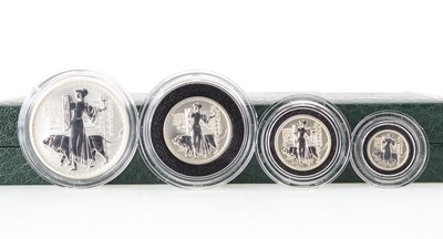 Lot 81 - 2001 SILVER PROOF BRITANNIA COLLECTION